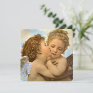 First Kiss (ängeldetalj) av Bouguereau
