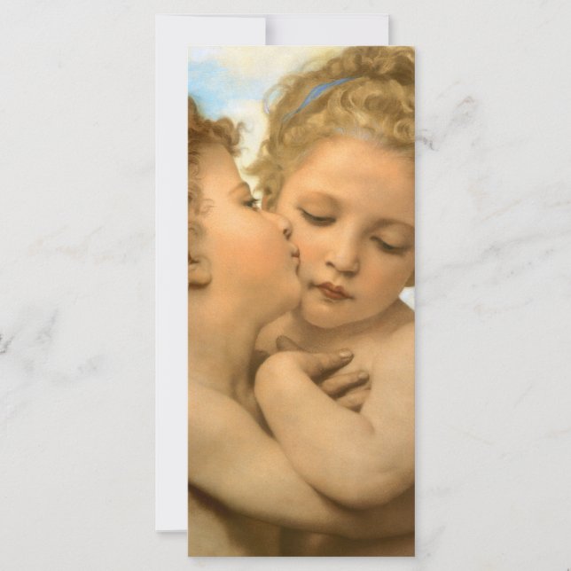 First Kiss (ängeldetalj) av Bouguereau (Framsida)