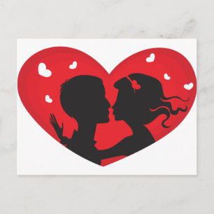 First Kiss Vykort