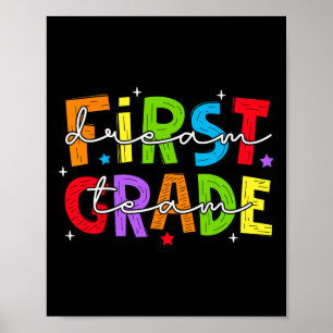 First Klass Dream Team Back to school 1:e Klass Te Poster