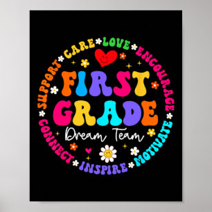 First Klass Dream Team Back to school Lacher Kärle Poster