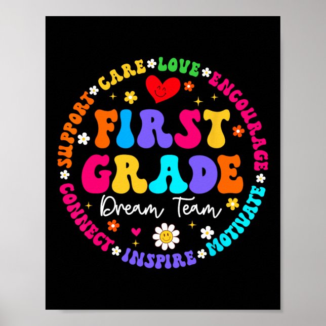 First Klass Dream Team Back to school Lacher Kärle Poster (Framsidan)
