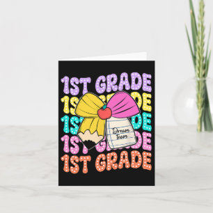 First Klass Dream Team Pencil Bow Back to school 1 Kort