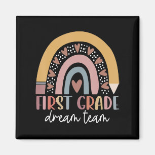 First Klass Dream Team Teacher Kids Back to school Magnet