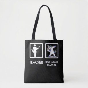 First Klass Lacher Unicorn Dabbing Funny Tygkasse