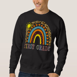 First Klass Rainbow Girls Boys Lärarteam 4:e gener Lång Ärmad Tröja