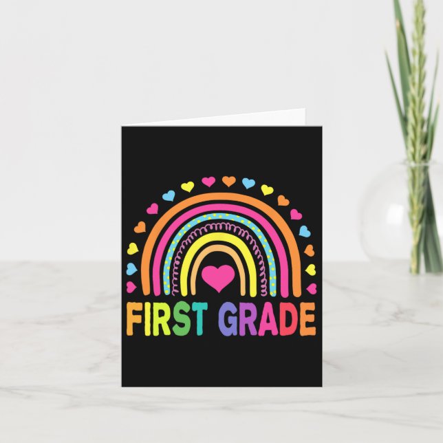 First Klass Rainbow Girls Boys Teacher Team 1 GR Kort (Framsida)