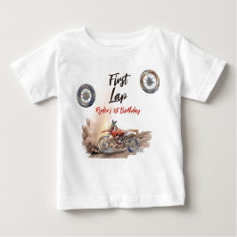 First Lap Little Racer 1-årsdag T Shirt
