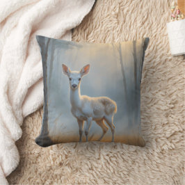 First Light Kin White Stag Throw Pillow Kudde