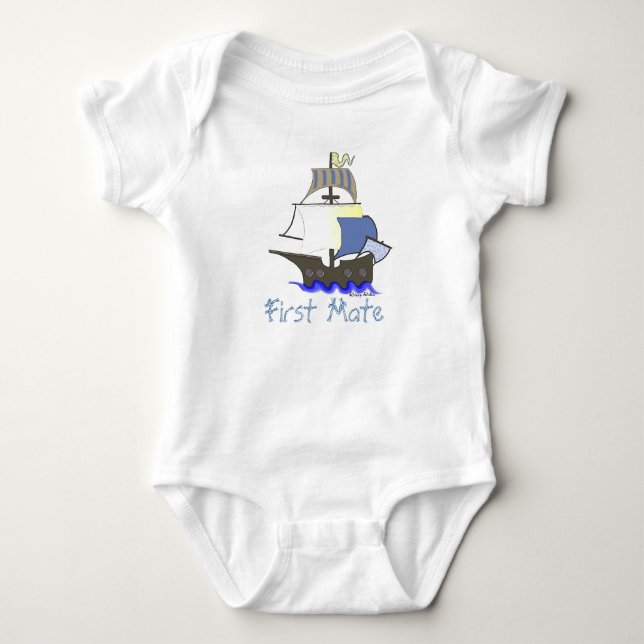 First Mate Infant Bodykostym Tee (Framsida)