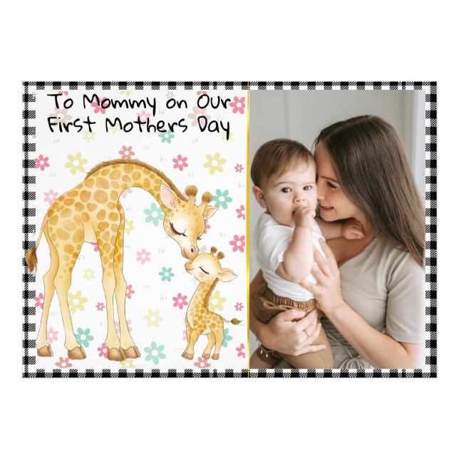 First Mors dag Gift från Baby Fototryck (Framsidan)
