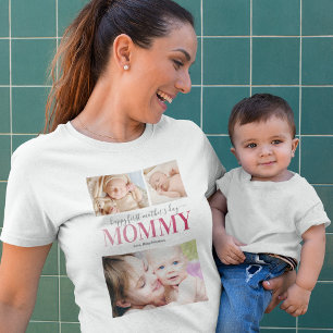 First Mors dag Photo Collage T-Shirt