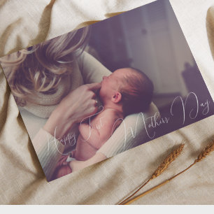 First Mors dag Photo Keepsaké Mamma Gift Kort