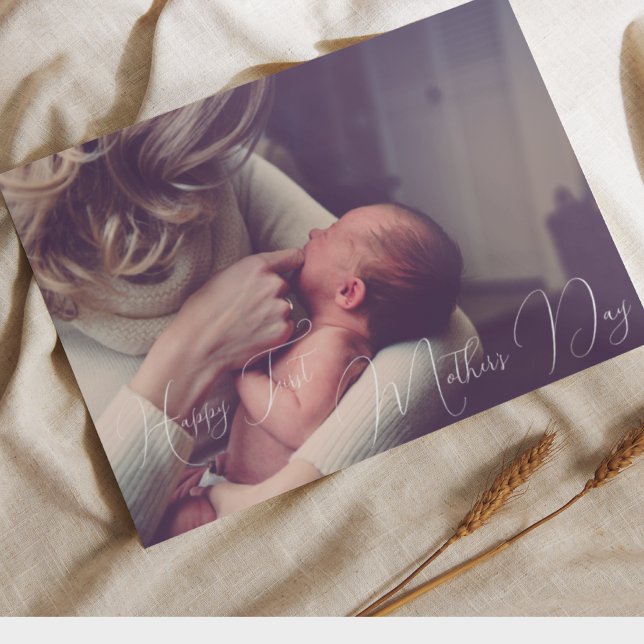 First Mors dag Photo Keepsaké Mamma Gift Kort (Skapare uppladdad)