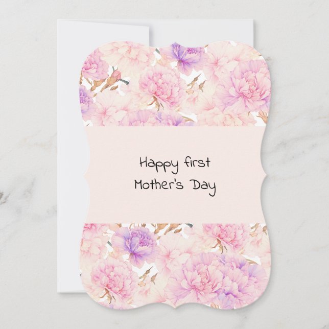 First Mors dag, Rosa and Lila Carnations (Framsida)