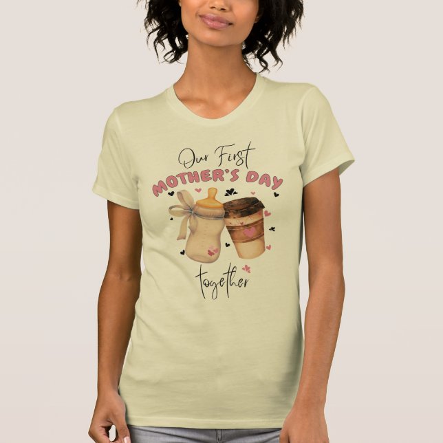 First Mors dag Shirt 2025/Rosa Matching Outfit T (Framsida)