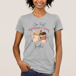 First Mors dag Shirt 2025/Rosa Matching Outfit T