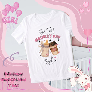 First Mors dag Shirt 2025/Rosa Matching Outfit T