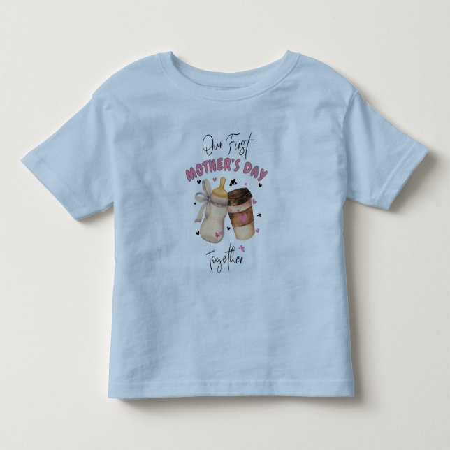 First Mors dag Shirt 2025/Rosa Matching Outfit T (Framsida)