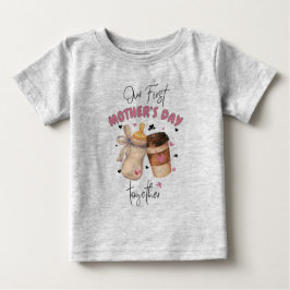 First Mors dag Shirt 2025/Rosa Matching Outfit T