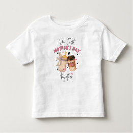 First Mors dag Shirt 2025/Rosa Matching Outfit T Shirt