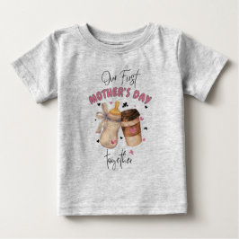 First Mors dag Shirt 2025/Rosa Matching Outfit T Shirt