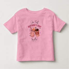 First Mors dag Shirt 2025/Rosa Matching Outfit T Shirt