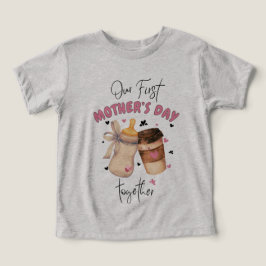 First Mors dag Shirt 2025/Rosa Matching Outfit T Shirt