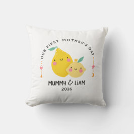First Mother’s Day 2026 Cute Lemon Mom & Baby Kudde