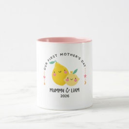 First Mother’s Day 2026 Cute Lemon Mom & Baby Mugg