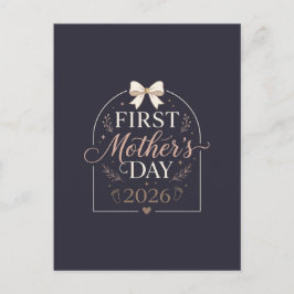 First Mother’s Day 2026 , New Mom  Vykort