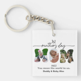 First Mother's Day 3 Photos Collage Mom cut out