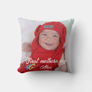 First mother's day custom photo  kudde