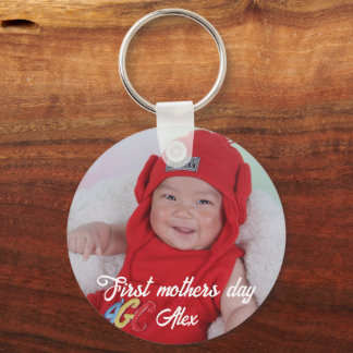 First mother's day custom photo  nyckelring