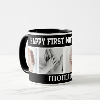 first mothers day cute photo collage Mug Mugg