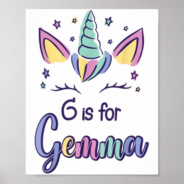 First Name Gemma D G Is For Gemma  Poster (Framsidan)