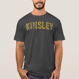 First Name KINSLEY Leopard Print Girl Cheetah Sist T Shirt