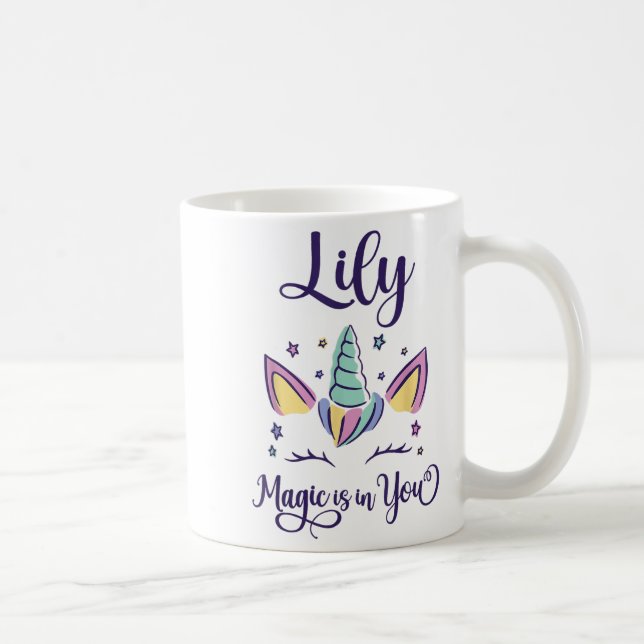 First Name Lily D Lily  Kaffemugg (Höger)