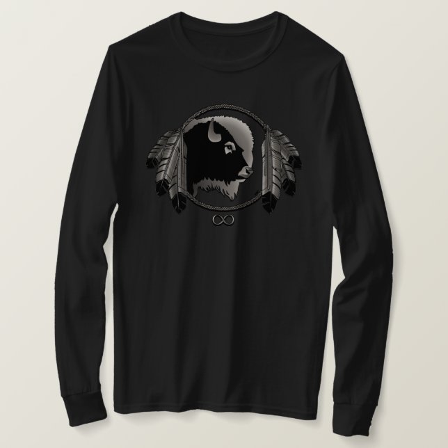 First Nation Wildlife Shirt Women's Plus Storlek T (Design framsida)