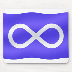 First Nations Metis Flagga Art Mousepad Musmatta