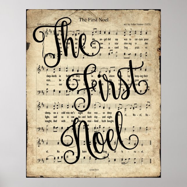 First Noel Poster (Framsidan)