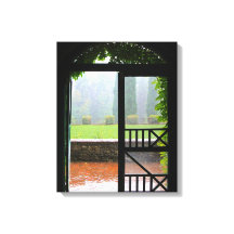 First Rain, Ivy och Brick Wrapped Canvas