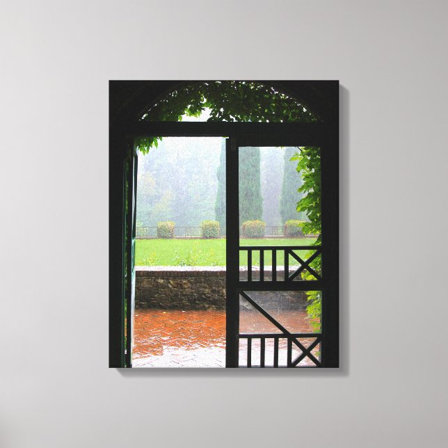 First Rain, Ivy och Brick Wrapped Canvas (Framsida)