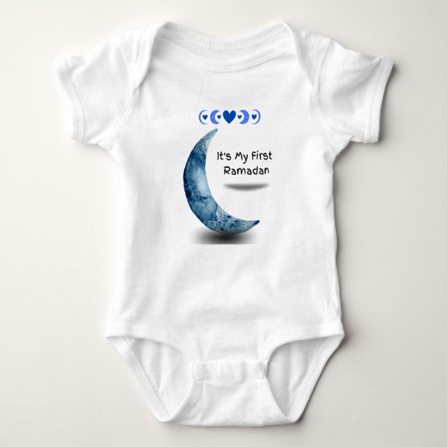 First Ramadan | Anpassningsbar Baby Bodydräkt Pers T Shirt (Framsida)