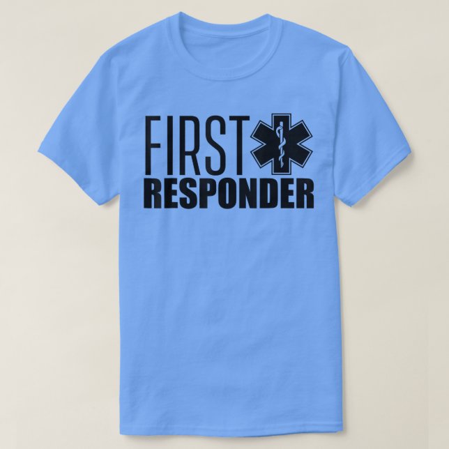 First responder Emergency Paramedic EMT Aid Helper T Shirt (Design framsida)