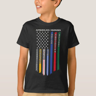 First Responders - Militär brandman Nur T Shirt