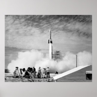 First Rocket Launch, Cape Canaveral, Bumper 2 Poster