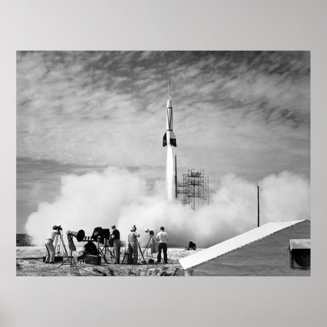 First Rocket Launch, Cape Canaveral, Bumper 2 Poster (Framsidan)