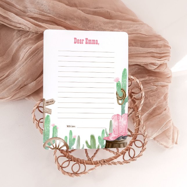 First Rodeo Pink Wild West Time Capsule Cards Inbjudningar (Skapare uppladdad)