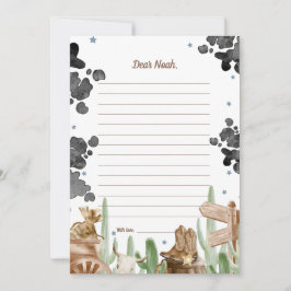 First Rodeo Rustic Wild West Time Capsule Cards Inbjudningar